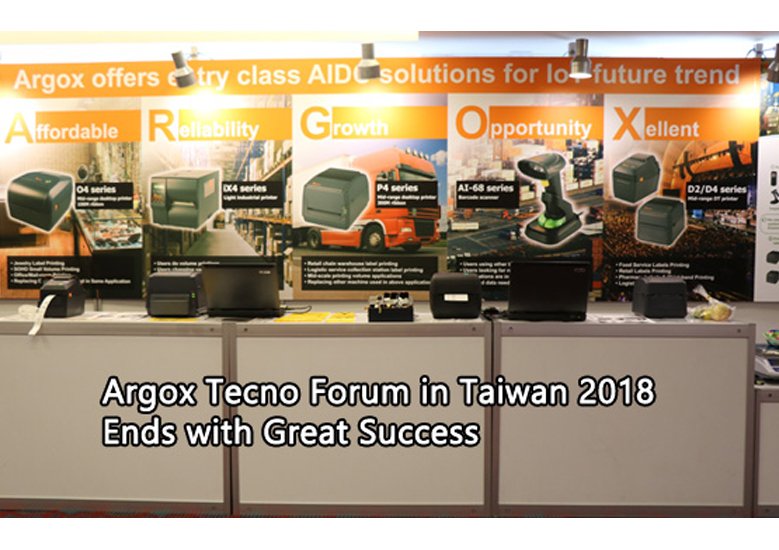 Argox Tecno Forum in Taiwan 2018 Ends with Great Success