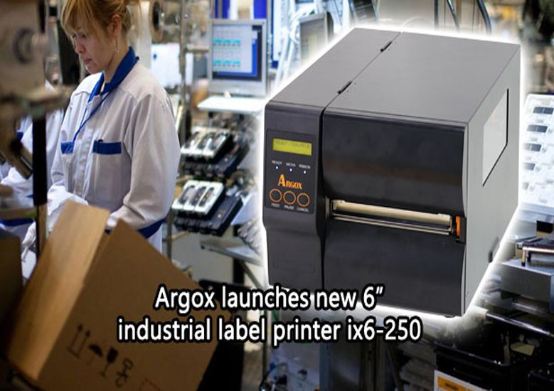 Argox launches new 6” industrial label printer iX6-250, designed for applications in wide format label printing